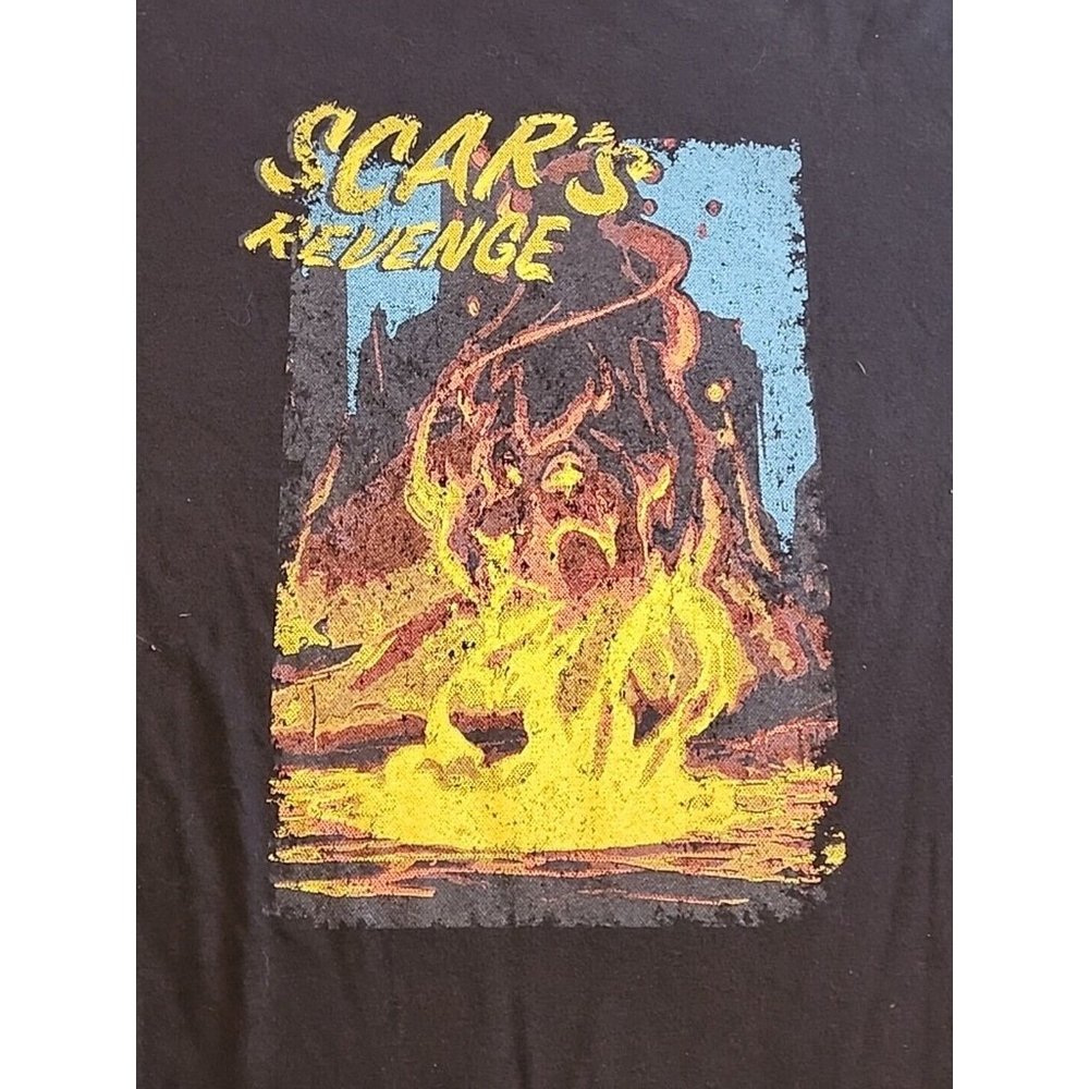 LulaRoe Disney Lion King Scar's Revenge Black Short Sleeve Patrick T Shirt L